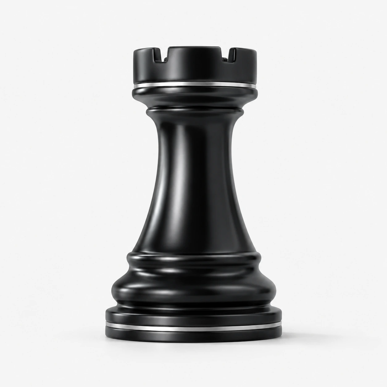 Black rook chess piece representing people operations